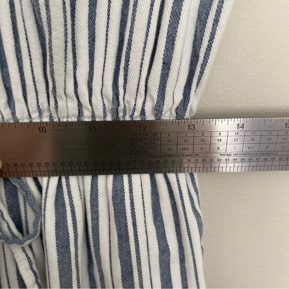 Japna Chambray Striped Dress Size M - Picture 3 of 10